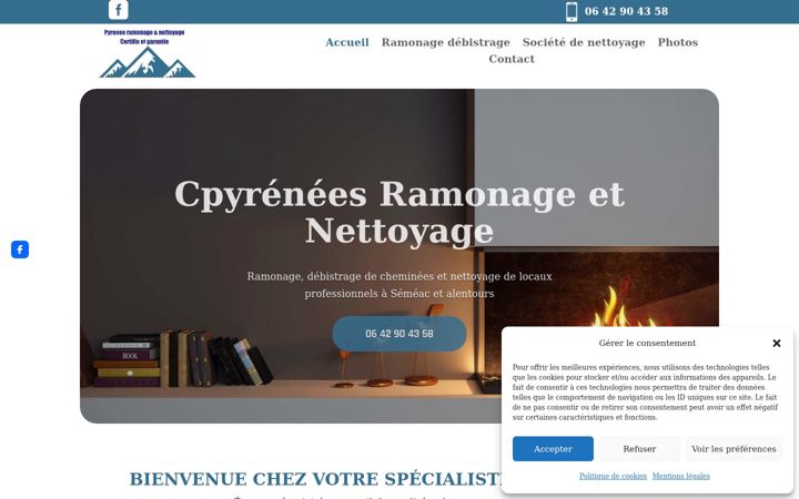 Screenshot του cpyreneeramonageetnettoyage.fr