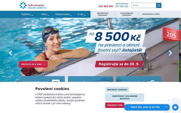 Screenshot of cpzp.cz