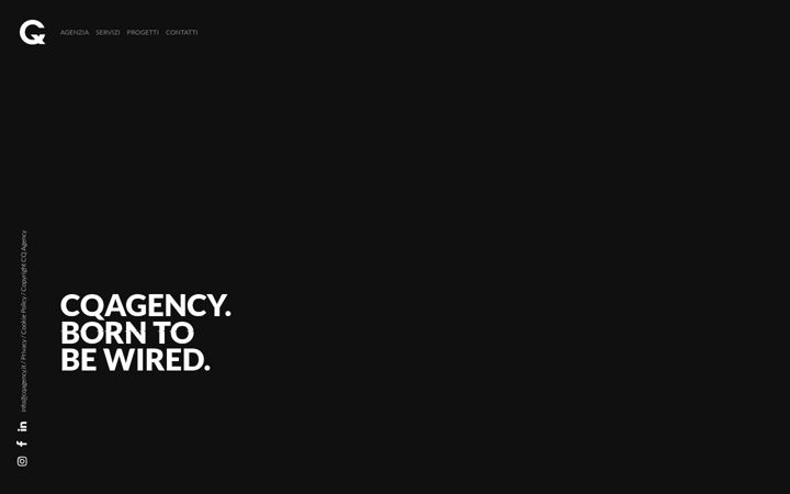 Ekraanipilt saidist cqagency.it