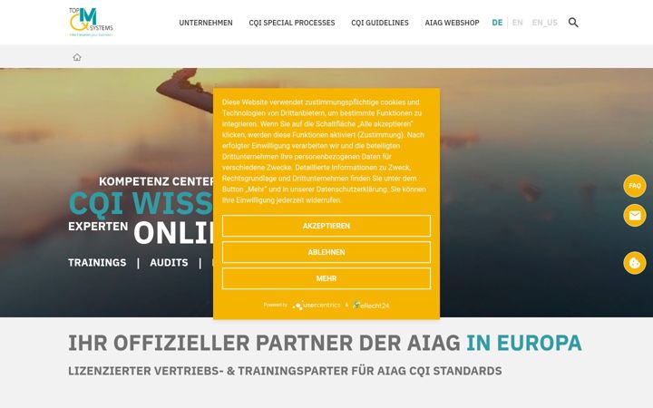 Screenshot of cqi-support.de