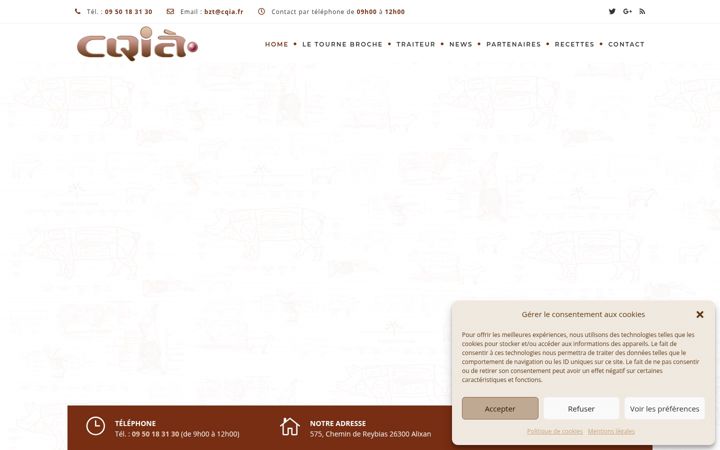 Captura de pantalla de cqia.fr