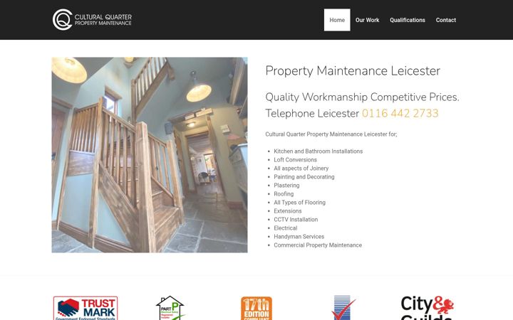 Screenshot of cqpm.co.uk