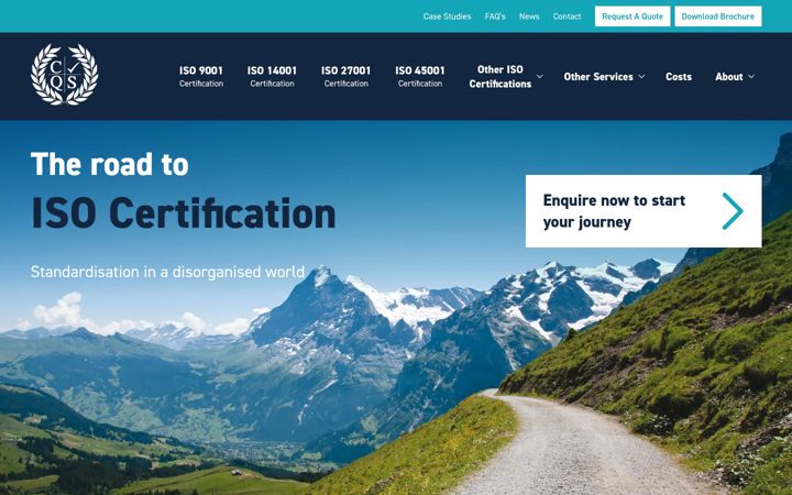 Screenshot of cqsltd.com