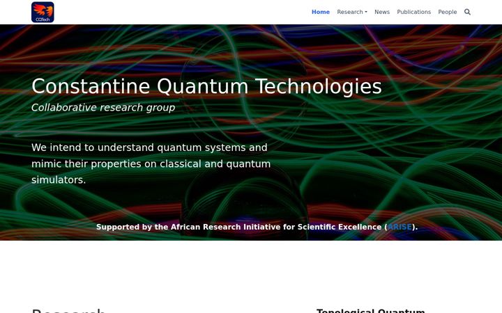 Screenshot of cqtech.org