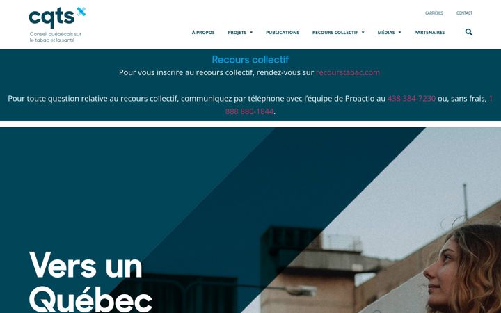 Képernyőkép: cqts.qc.ca