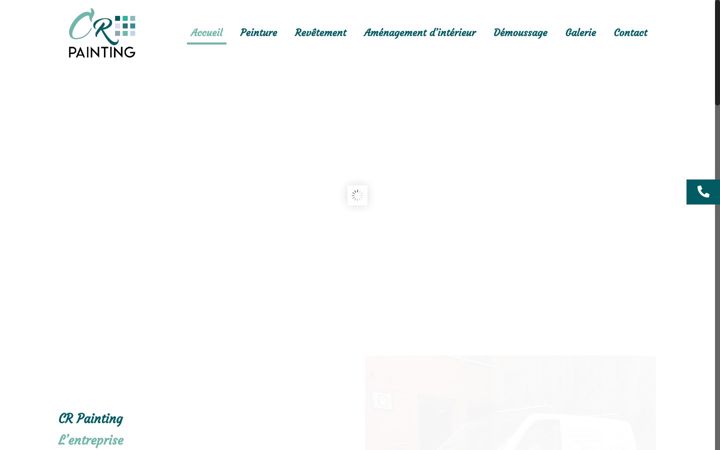 Screenshot of cr-painting.be