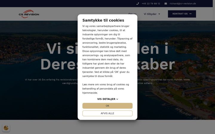 Screenshot of cr-revision.dk