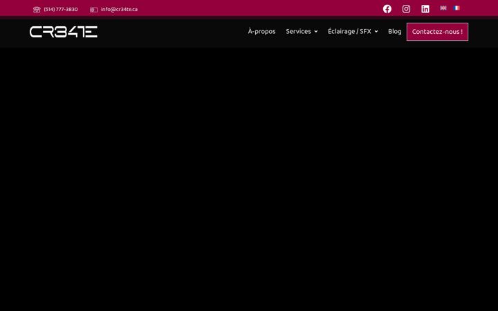Screenshot of cr34te.ca