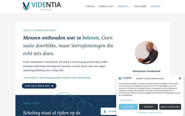 Screenshot of cr3ate.nl