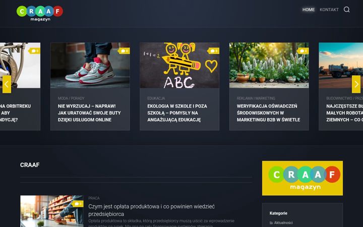 Screenshot of craaf.pl