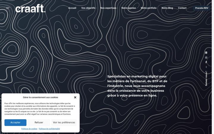 Captura de pantalla de craaft.fr