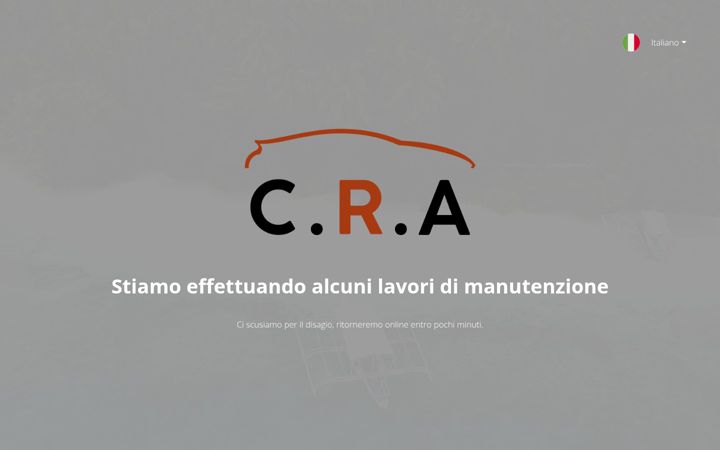 Ekraanipilt saidist craautonoleggio.it