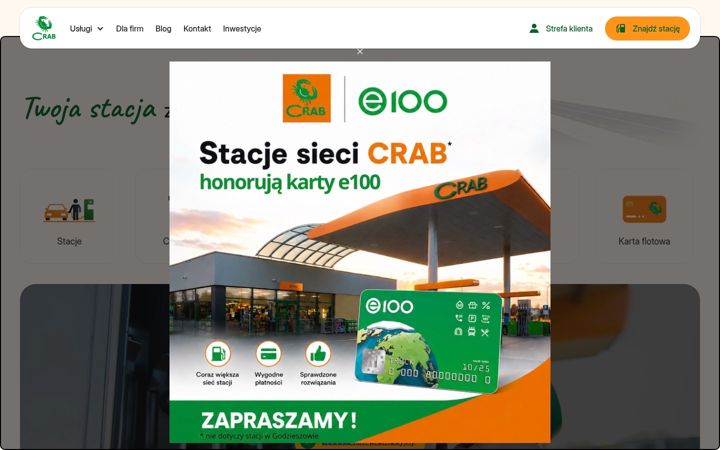 Screenshot of crab.com.pl