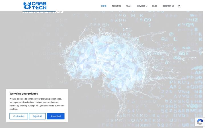 Screenshot of crabtech.io