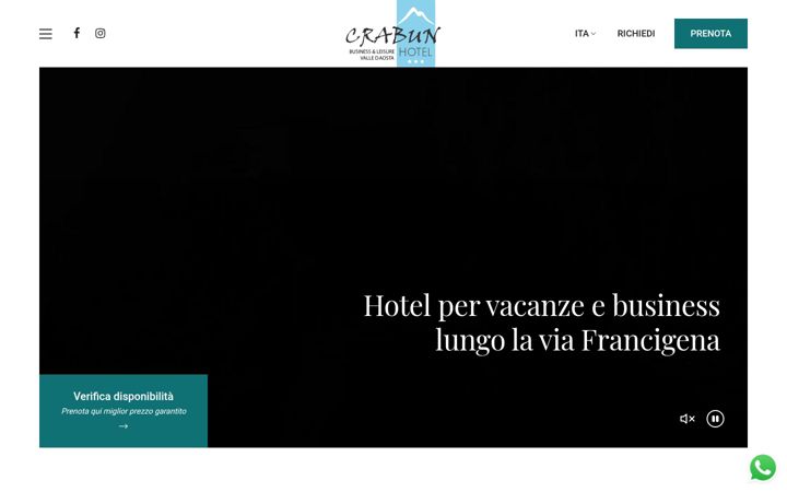 Screenshot of crabunhotel.it