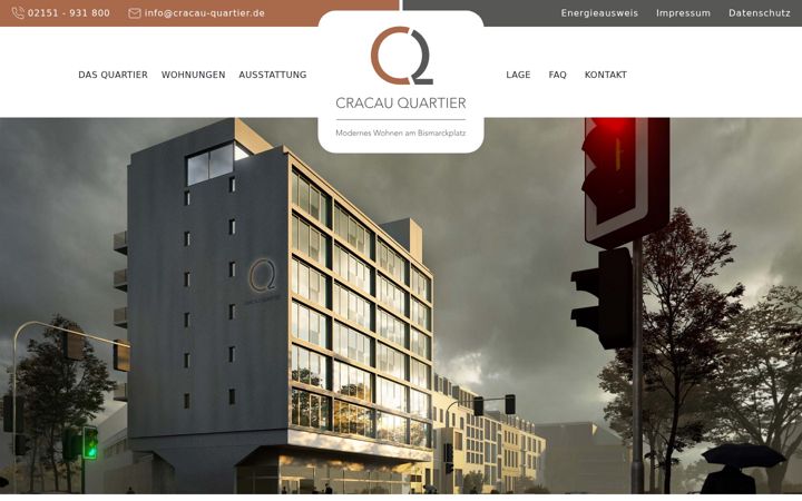 Screenshot of cracau-quartier.de