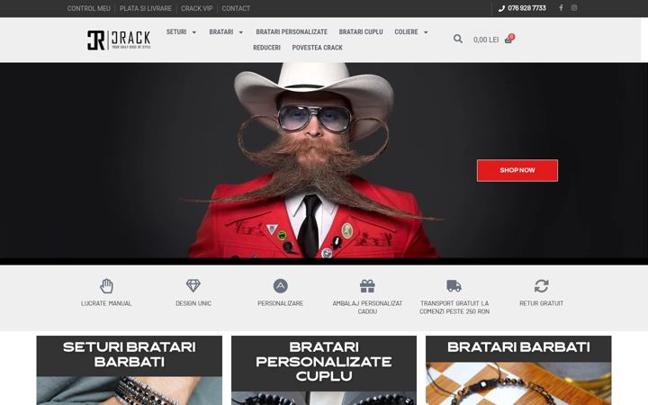 Screenshot of crack-store.ro