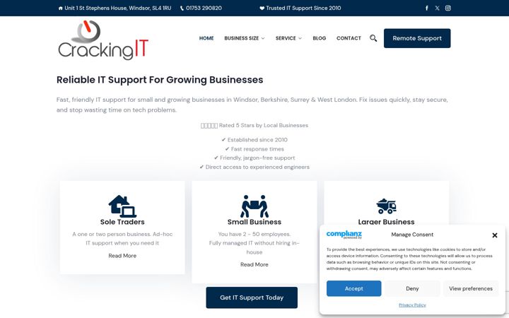 Screenshot of crackingit.co.uk