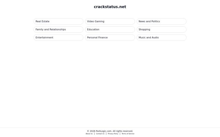 Screenshot of crackstatus.net