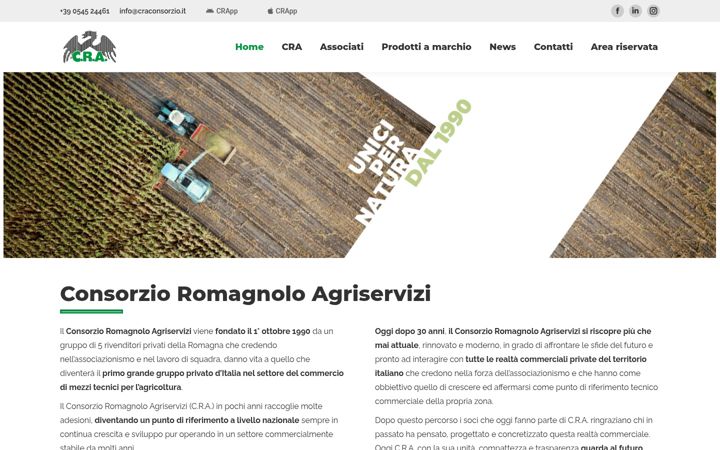 Screenshot of craconsorzio.it