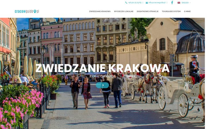 Screenshot of cracowguide.pl