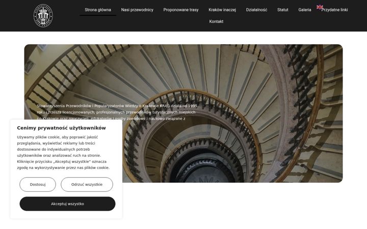 Screenshot of cracowguides.eu