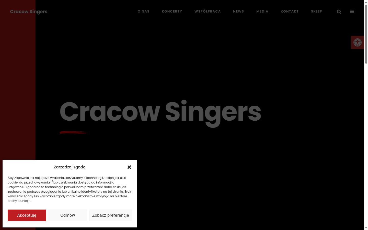 Screenshot tal-banner tal-kunsens muri qabel kwalunkwe interazzjoni