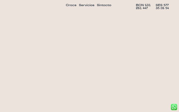 Screenshot of cracs.es
