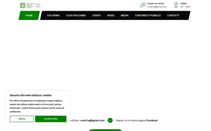 Screenshot of cradfvg.it