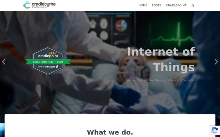 Screenshot of cradletyme.com