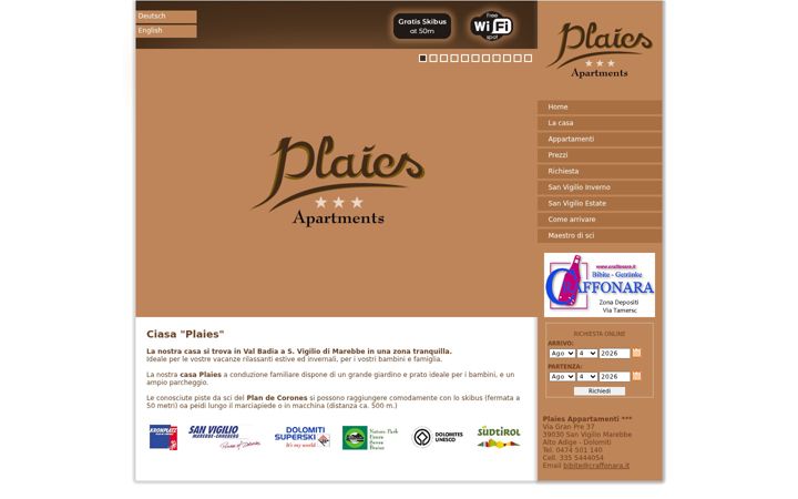 Screenshot of craffonara.it