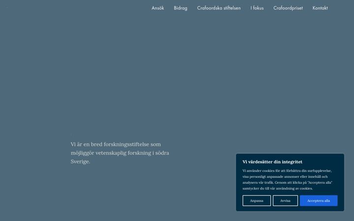 Screenshot of crafoord.se