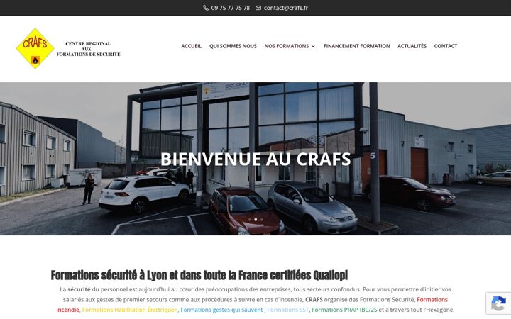 Captura de pantalla de crafs.fr