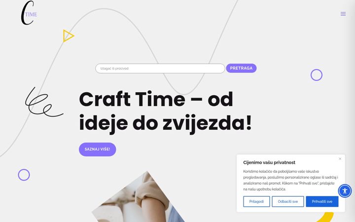 Screenshot of craft-time.promo