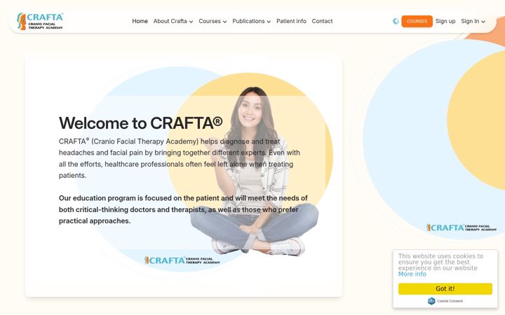 Screenshot of crafta.org