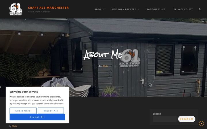 Screenshot of craftalemanchester.com
