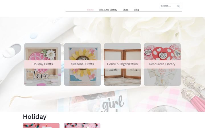Screenshot of craftaracreates.com