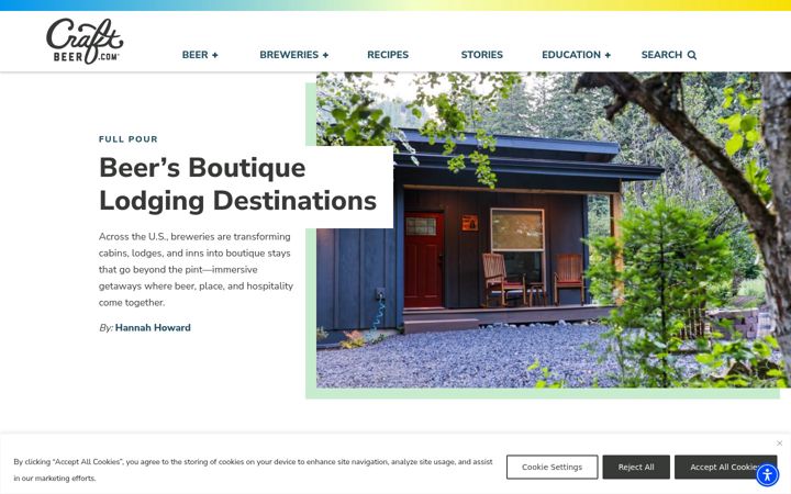 Screenshot of craftbeer.com