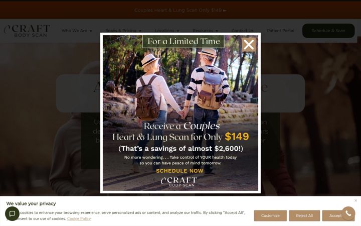 Screenshot of craftbodyscan.com