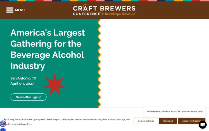 Screenshot of craftbrewersconference.com