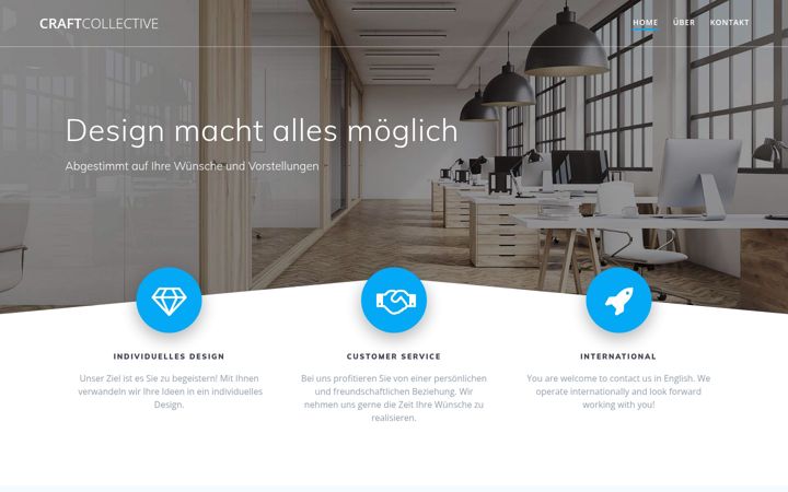 Screenshot of craftcollective.de
