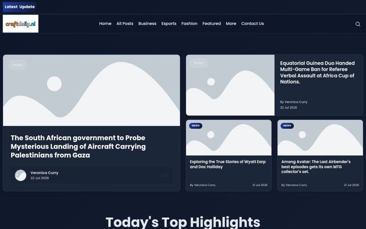 Screenshot of craftdaily.nl