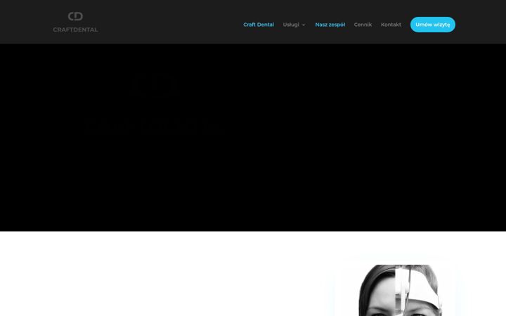 Екранна снимка на craftdental.eu