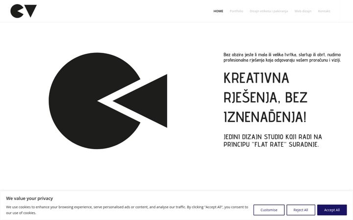 Snimka zaslona za craftedvisuals.hr