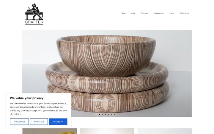 Screenshot of craftek.co
