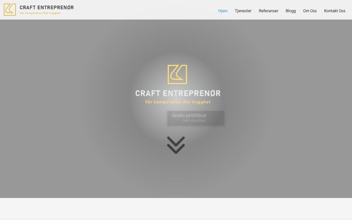 Ekraanipilt saidist craftentreprenor.no