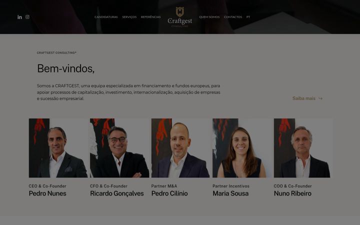 Screenshot van craftgestconsulting.pt