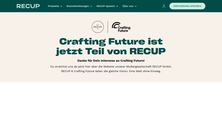 Screenshot of craftingfuture.de