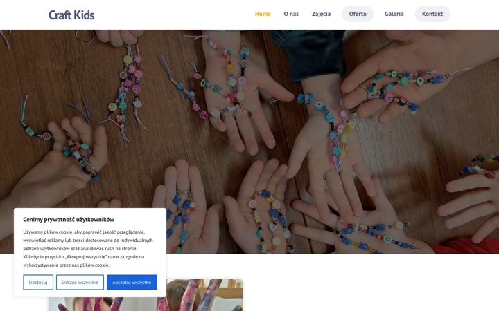 Screenshot of craftkids.pl