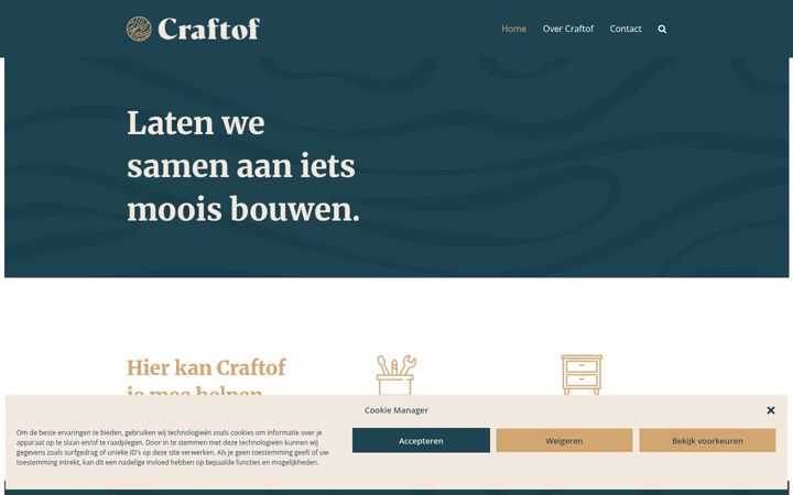 Screenshot of craftof.nl